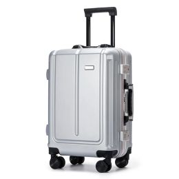 Carry-Ons Aluminium frame travel suitcases offers with wheels Cabin Rolling Luggage password Trolley Luggage Large Capacity Hand luggage