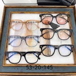 designer sunglasses Ch0768 Xiaoxiang Same style Eyeglass Frame Womens Black Plain Beauty Artefact Large Frame Display Face Small Can be Paired with Degree Eyeglass