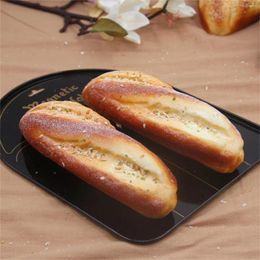 Decorative Flowers PU Material 3D Artificial Bread Greenstuff Festival Party Supplies Restaurant Kitchen Home Decoration Pography Props