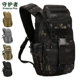 Bags Tactical Nylon Waterproof Swordfish Shoulder Bag Men Outdoor Chest Bag Waterproof Messenger Bag Tactical Archer Riding Backpack