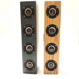 Subwoofer Newretro wooden sound bar stereo surround sound highpower fourspeaker overweight subwoofer highvolume home Theatre card radio