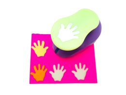 Embossing Free Shipping 1"(2.5cm) hand shaped craft punch Palm Punch Craft Scrapbooking school Paper Puncher eva hole punchHot Sale