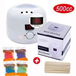 Heaters 500CC Wax Machine for Hair Removal Paraffin Heater Waxing Beans Depilatory Epilator Kit Depilation Warmer Waxmelting Pot