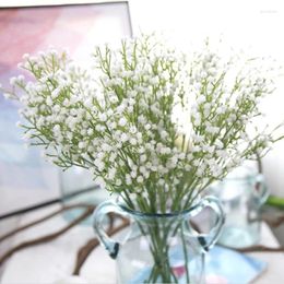 Decorative Flowers Explosion Fake Plastic Gypsophila Wedding Bridal Accessories Clearance Vases For Home Decor Diy Gifts Artificial