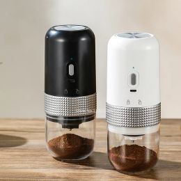 Grinders Portable Mini Electric Coffee Grinder USB Intelligent Wireless Coffee Beans Grinder Home Office Coffee Grinde Kitchen Appliances