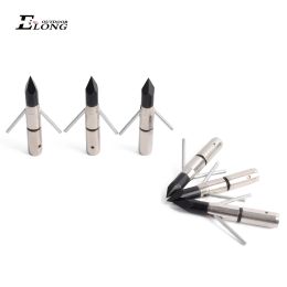 Accessories 3PCS Archery Broadheads Steel Bow Fishing Points Hunting Shooting Tips Crossbow Hunting Bowfishing Broadhead