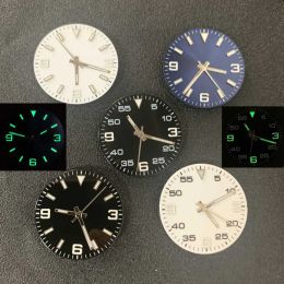 Kits 29mm Watch Dial + Watch Hands Set Green Luminous Watches Accessories Repair Parts Fit 8215/ 8200 and 2813 Mechanical Movement
