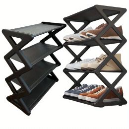 Baskets Simplicity Xshaped Shoe Rack Home Furnishings Shoe Cabinets Shoes Organizer Cabinet Storage Hallway Folding Cupboards Shoerack