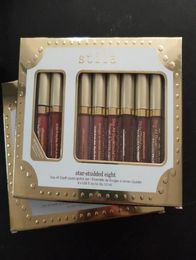 Free shipping ePacket ! new makeup Studded Eight Liquid Lipstick Set 8pcs/ box Long Lasting Creamy Shimmer Liquid Lipstick7832766
