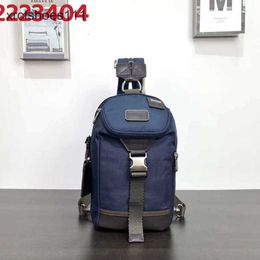 Business TUMMII 2223404 Chest Fashion Backpack Bags Ballistic Nylon Leisure Designer Crossbody Multifunctional for Bookbag TUMMII Mens SVWI