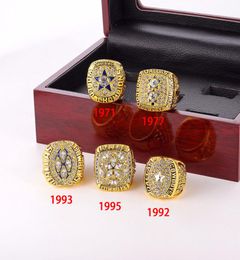 Wholesale Rings Cowboys Football ship Ring High Quality Souvenir Jewellery Fan Gift8826437