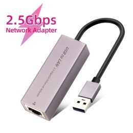 Cards Wired 2500Mbps USB External Network Card Type C To RJ45 Converter Ethernet Lan Adapter Hub For MacBook iPad Pro