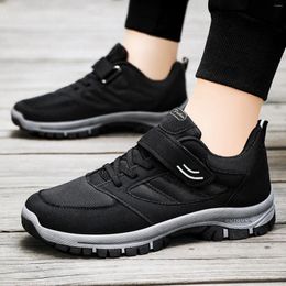 Casual Shoes Thick Sole Sports Men Sneakers Solid Colour Walking Flat Sport Running Vulcanised Outdoor Athletic