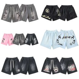 Hellstar short Designer Shorts pants Men Women High Quality Mens Letter Printes Sports Short Pants Womens Casual Loose Oversize Style Pants Retro Water Washing xc