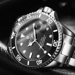 Kits Tevise 2022 Big Dial Mechanical Watches Automatic Watch Men Waterproof Luxury Brand Full Steel Men Wristwatch Reloj Hombre 2023