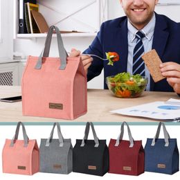 Storage Bags Portable Lunch Bag Thermal Insulated Waterproof Cooler Food Picnic Kids School Bento