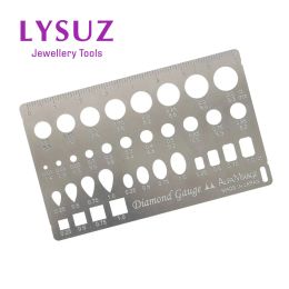 Equipments Diamond Gauge Stainless Steel Measure Special Shaped Diamond Gemstone Jewellery High Quality Calliper Estimating Weight