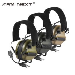 Accessories ARM NEXT Hearing Protective Tactical Headset Antinoise for Shooting Sound Pickup Outdoor Hunting Headphones