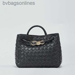 Original Bottegs Venets Bags for Women New Genuine Leather Womens Bag Sheepskin Vegetable Basket Bag Flat Womens Bags with 1to1 Logo