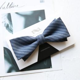 high quaity blue red wool Women velvet boy girl men flexible color bow tie male man wedding businessblack accessories 240415