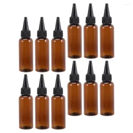 Storage Bottles 12 Pcs Hair Squeeze Bottle Oil Dispenser For Empty Applicator Dye Pomade Plastic