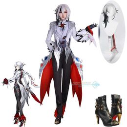 Costumi anime peruere Cosplay Game Genshinimpact Arlecchino 3D Print Cosplay Come vestito Scarpe per contro