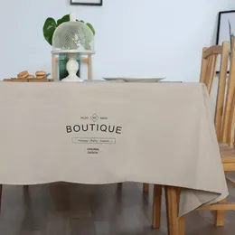 Table Cloth Faux Linen Rectangle Tablecloth Washable Easy Care Wrinkle Resistant Thick Indoor And Outdoor Premium Fabric