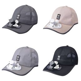 Summer JAYCOSIN Fan Cooling Baseball Cap USB Charging Breathable Shade Brand New Sunscreen Hat Sun Hats for Women July 12 Y200602 s