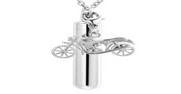 cremation Jewellery Pendant Hold Memorial Ashes Stainless Steel Cylinder Keepsake Urn Necklace6652350