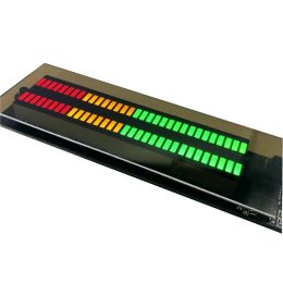 Amplifier DC 630V Stereo Music Spectrum LED light Audio Level Indicator 12V 24V Amplifier VU Metre for Car player Light Atmosphere Lamps