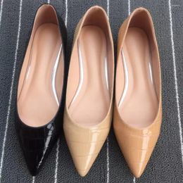 Casual Shoes 2024 Spring Comfortable Lady Flat Pointed Toe Flats Plus Size Female Women Footwear Comfort Ladies Work