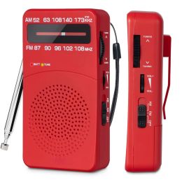 Radio Pocket Portable Mini Radio FM/AM Digital Tuning Radio receiver FM87108MHz MP3 Music Player Radios for AA batteries