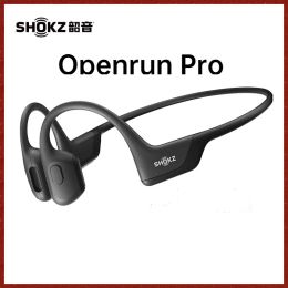 Headphones Original SHOKZ Openrun Pro Bone Conduction Bluetooth Headset Sport Waterproof Noise Reduction Wireless Ear Hanging Type Earphone