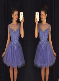 A Line Short Appliques Beaded Homecoming Cocktail Dress Party Prom Gowns Graduation Dresses 8th Grade Custom Made6284416