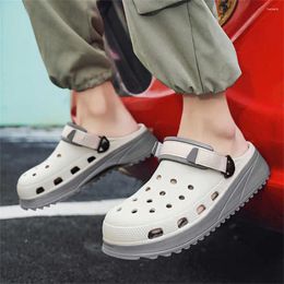 Slippers Thick-heeled White Sandals For The Sea Original Men's Slide Slipper Mens Shoes Black Sneakers Sports Most Sold