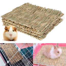 Supplies Grass Mat for Bunny Pet Rabbit Waving for Hay Mat Natural Straw Bedding Cage Mat for Small Size Animals Pet House