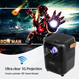 System Free delivery! Umiio A008 Portable Smart Projector The latest version of Home Theater LED Proyector Portatil Supports 1080P