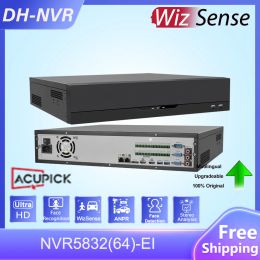Lens Dahua 32/64 Channels 8HDDs WizSense NVR NVR5832EI NVR5864EI AI by camera Face Detection Recognition Network Video Recorder