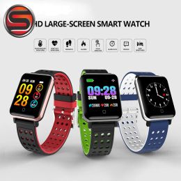 Wristbands M19 SmartBand Big Screen Blood Pressure Heart Rate Smart Bracelet Multi sport mode Pulse Meter Swimming Wristband Waterproof B02