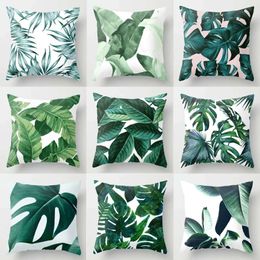 Plants Decorative Pillows Nordic Tropical Print Cushion Cover Polyester Throw Pillow Sofa Home Decor Pillowcase case