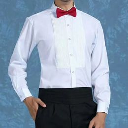 Arrival 3 Styles Groom Tuxedos Shirts Man Groomsmen White Men Wedding Shirt A10000 240409