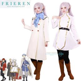 Anime -Kostüme Anime Sousou Kein Frier Cosplay Com Frier Himmel Haita Fern Stark Vollrolle Anime Cosplay Come Wig Party Kleid Y240422