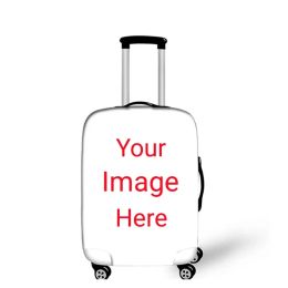 Accessories Customise Your Image Name Logo Luggage Cover Travel Accessories Elastic Suitcase Protective Covers Antidust Case Cover Trolley