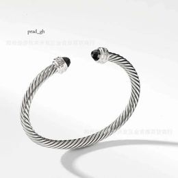 Men's Designer David Yumans Yurma Jewelry Bracelet Xx Popular Woven Twisted Thread Open Bracelet 2024 White Traditional Charm 109
