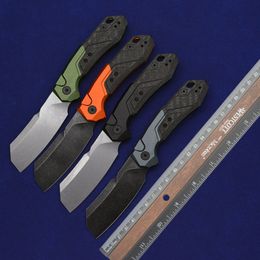 6Models 7850 Launch 14 AUTO Folding Knife 3.375" CPM-154 Blade Anodized Aluminium Handles with Carbon Fibre Scale Outdoor Hiking Tactical 7850BLK Camp Hunt EDC Tools