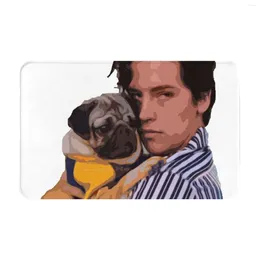 Carpets Cole Sprouse 3D Soft Non-Slip Mat Rug Carpet Foot Pad Minimalist Cartoon Animated Geometric Cool Cute Fun Hipster Art