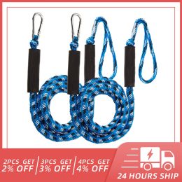 Accessories 1 / 2 Packs Boat Bungee Dock Lines Bungee Cords Docking Rope Stretches 45.5ft Mooring Rope Foam Float Fishing Boat Accessories