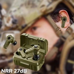 Accessories New Generation Electronic Earplugs Headset Anti Noise Ear Plug Noise Canceling for Hunting Silicone Earmuffs Shooting NRR27db