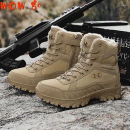 Fitness Shoes Winter Outdoor Men's Military Boot Combat Mens Ankle Big Size Special Tactical Men Army Boots Botas Senderismo