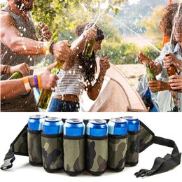 Storage Bags Multifunctional Bag Pouch Outdoor Mountaineering Beer Belt Carry Beverage Strap Party Camping BBQ Hanging Pocket